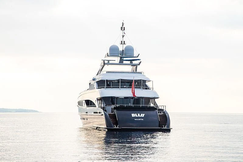 a boat in the water aboard BLISS Yacht for Sale