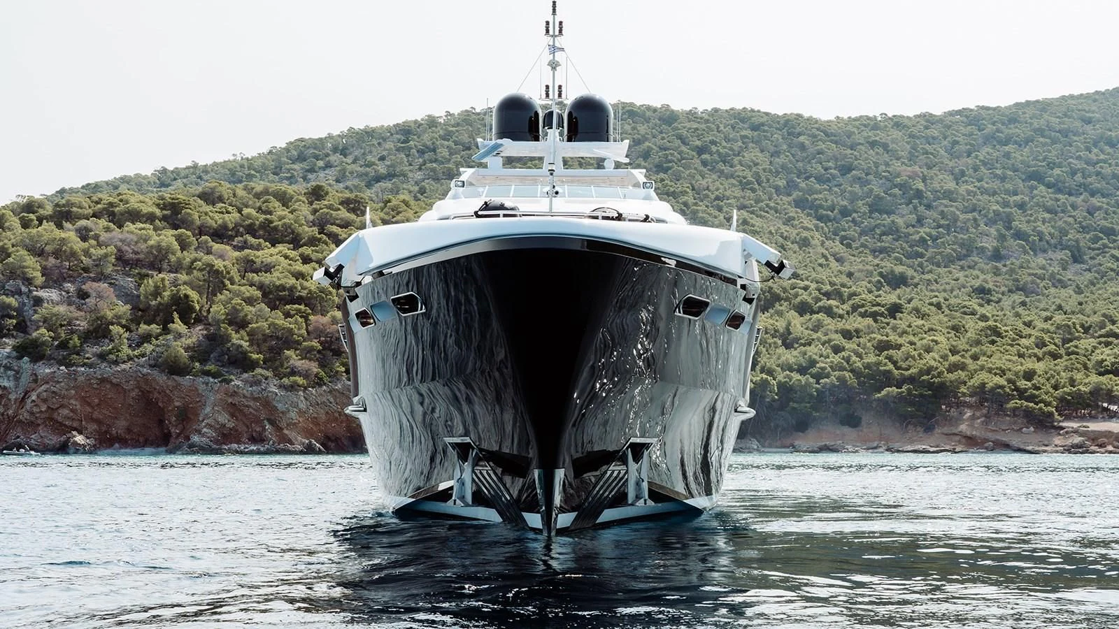 a boat in the water aboard BLISS Yacht for Sale