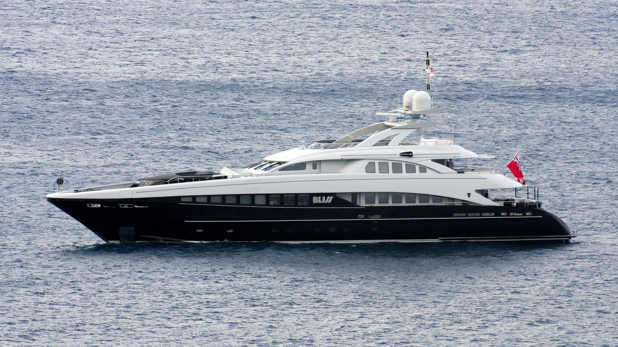 a boat in the water aboard BLISS Yacht for Sale