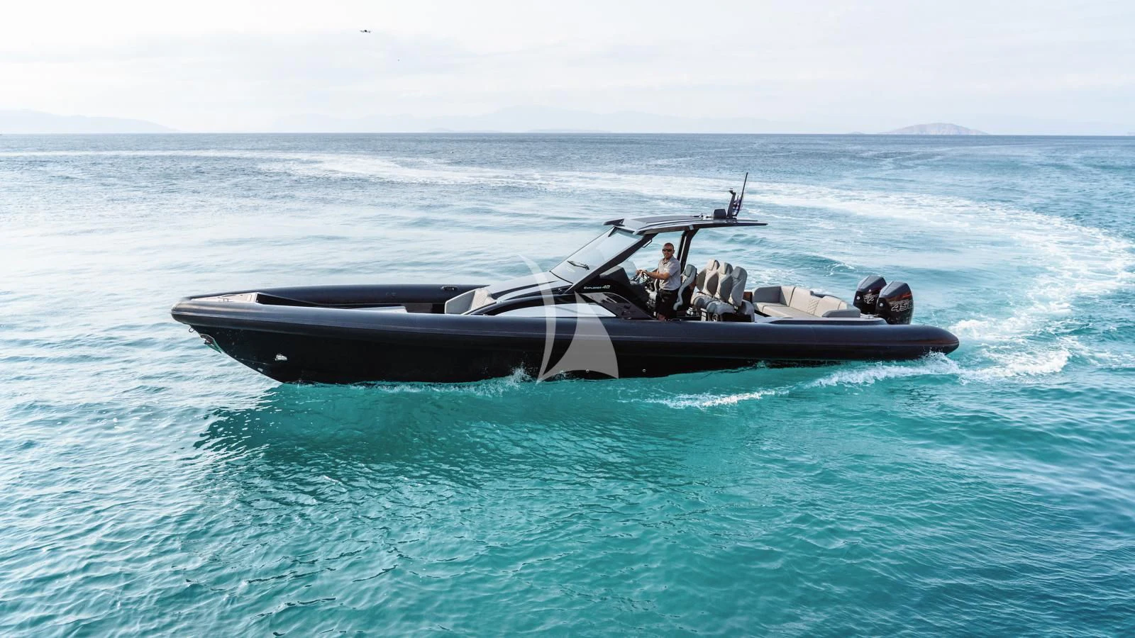 a boat in the water aboard BLISS Yacht for Sale