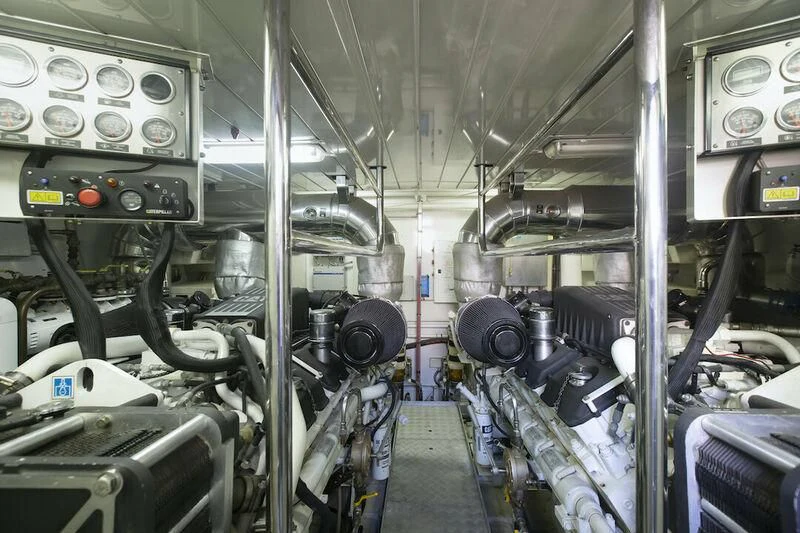 a room with a large machine aboard SANLORENZO SL82-570 Yacht for Sale