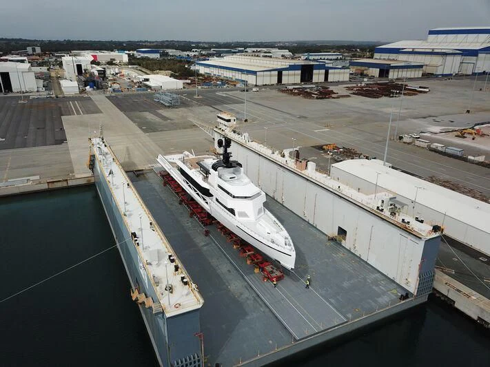 a ship in the water aboard WANDERLUST Yacht for Charter