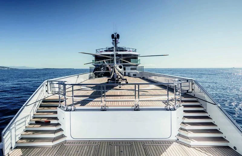 a boat on the water aboard WANDERLUST Yacht for Charter