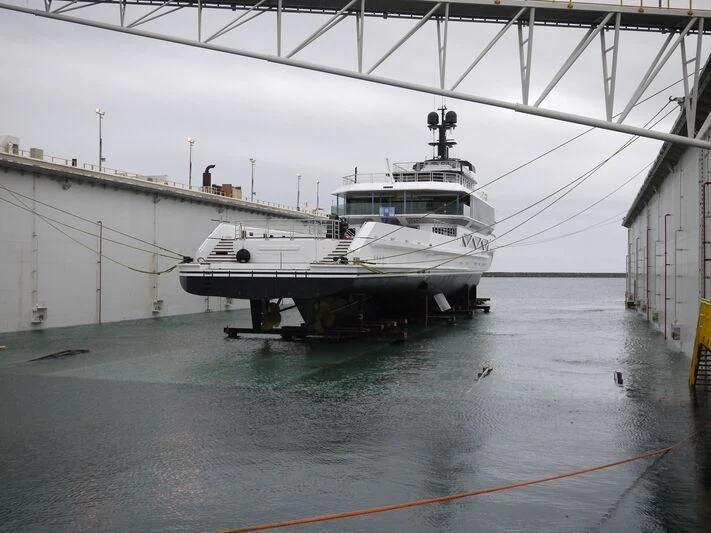 a boat in a large body of water aboard WANDERLUST Yacht for Charter