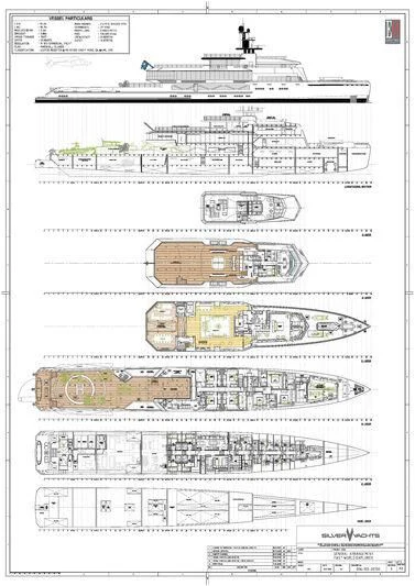 diagram aboard WANDERLUST Yacht for Charter