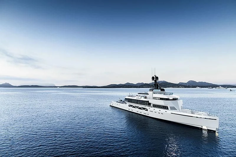 a white boat in the water aboard WANDERLUST Yacht for Charter