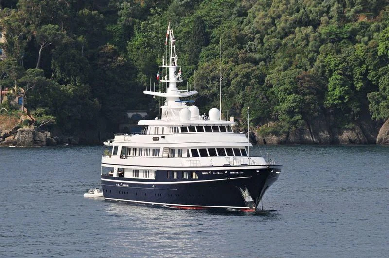 a boat sailing on the water aboard VIRGINIAN Yacht for Sale
