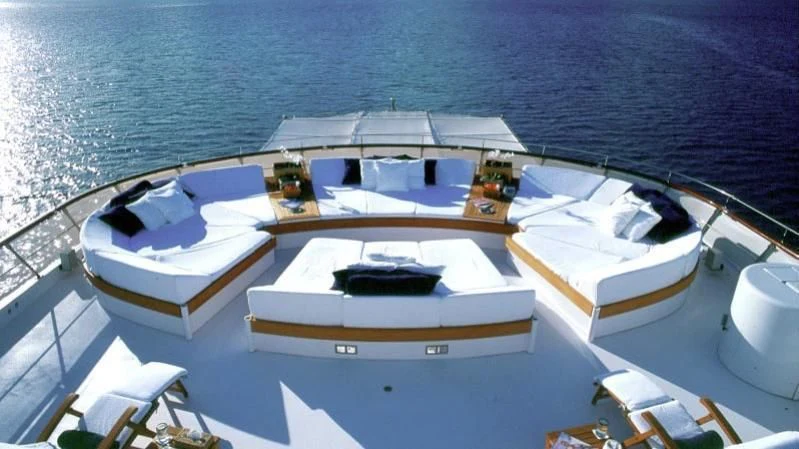 a boat on the water aboard VIRGINIAN Yacht for Sale