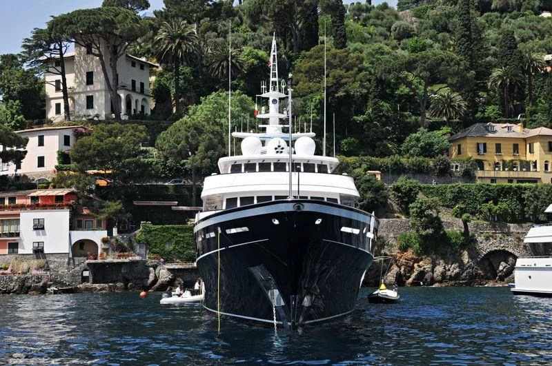 a boat in the water aboard VIRGINIAN Yacht for Sale