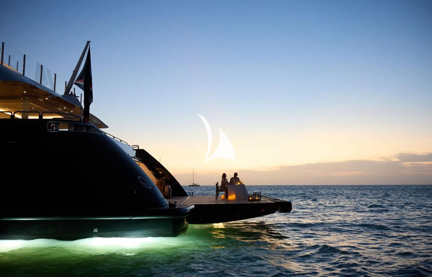 a boat in the water aboard ARBEMA Yacht for Sale