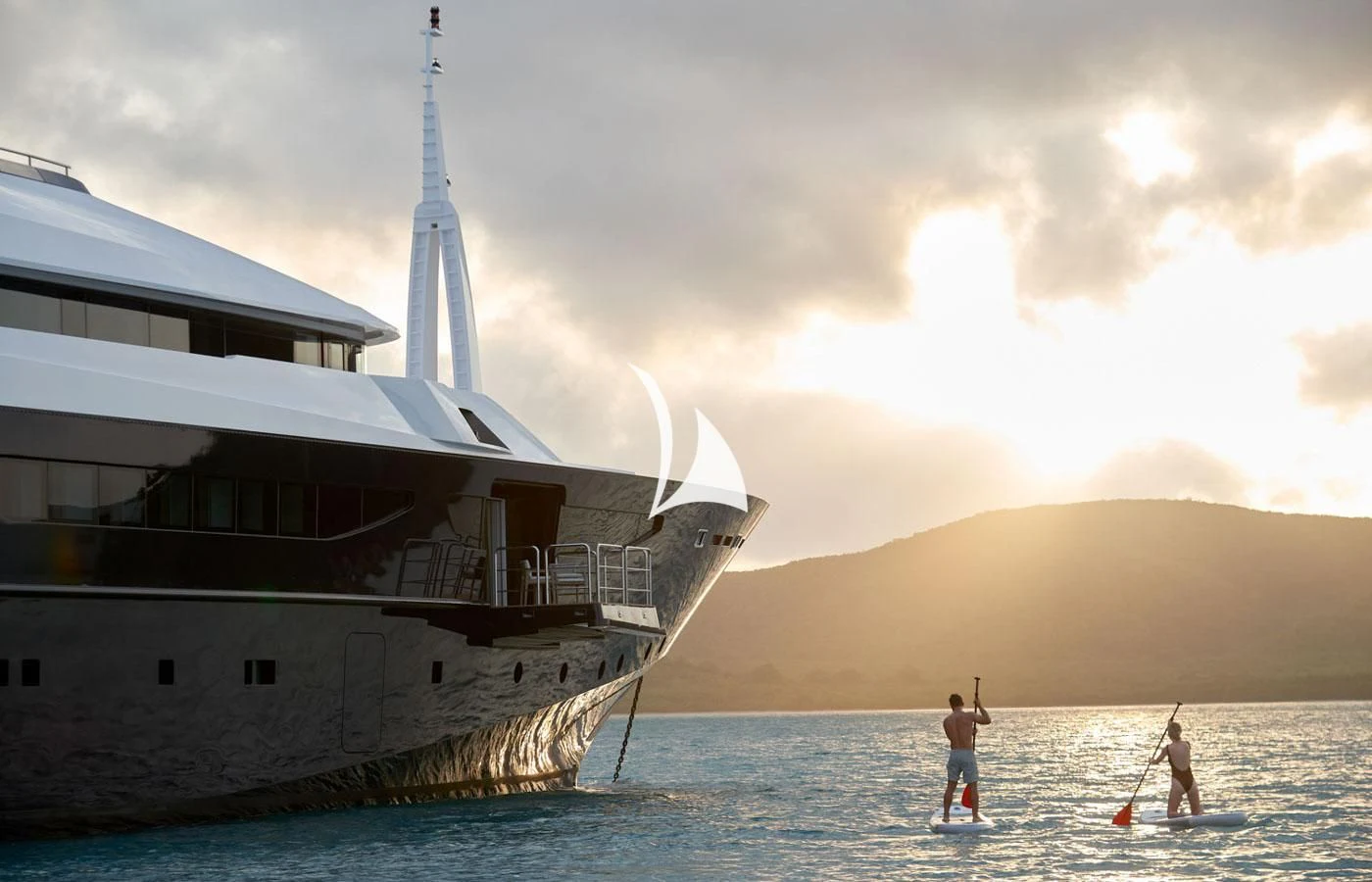 a boat in the water aboard ARBEMA Yacht for Sale