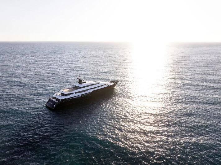 a boat in the water aboard ARBEMA Yacht for Sale
