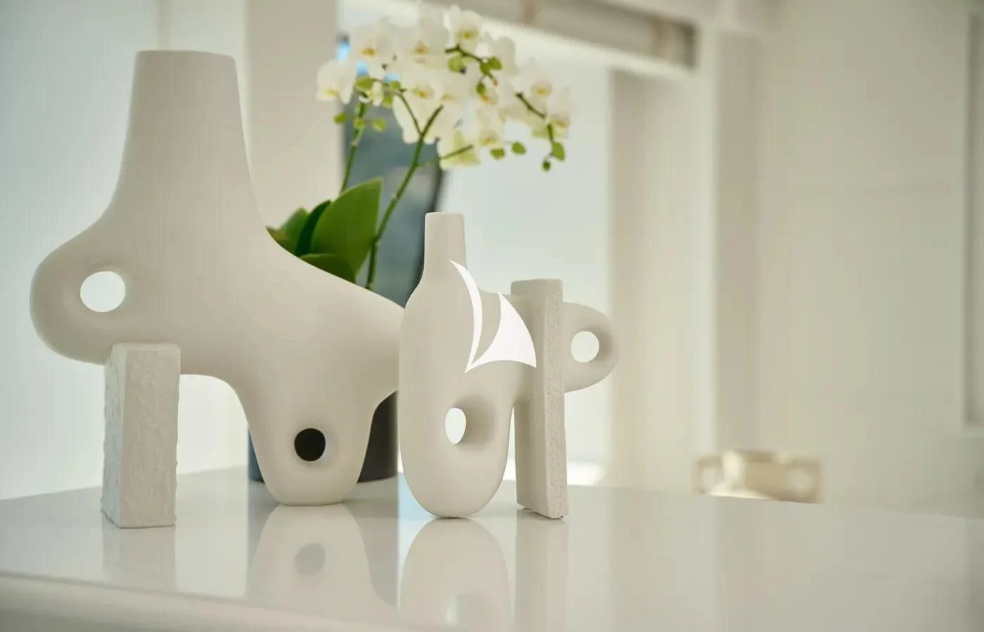 a vase with flowers aboard ARBEMA Yacht for Sale