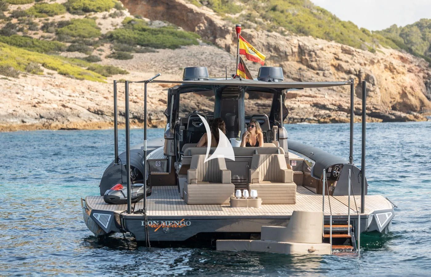 a boat with people on it aboard ARBEMA Yacht for Sale