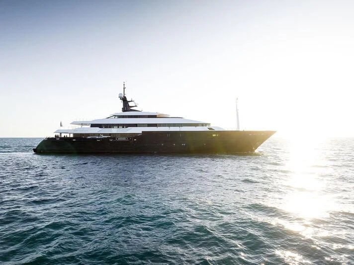 a boat in the water aboard ARBEMA Yacht for Sale