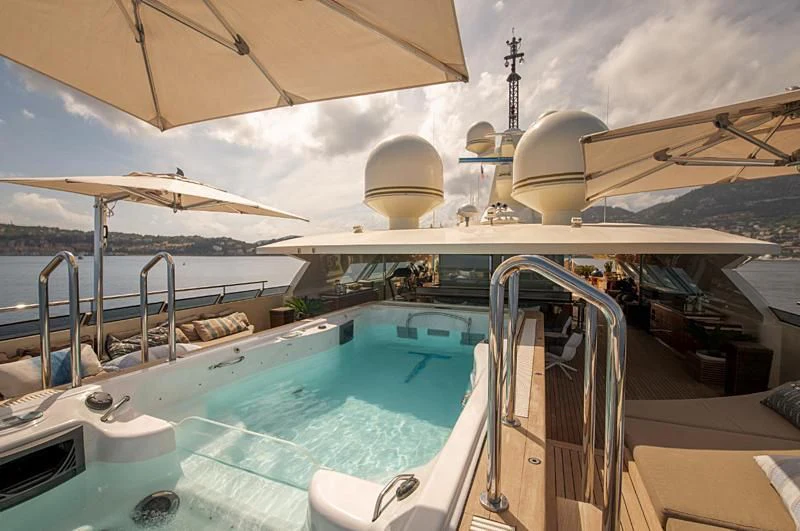 a boat on the water aboard ARBEMA Yacht for Sale