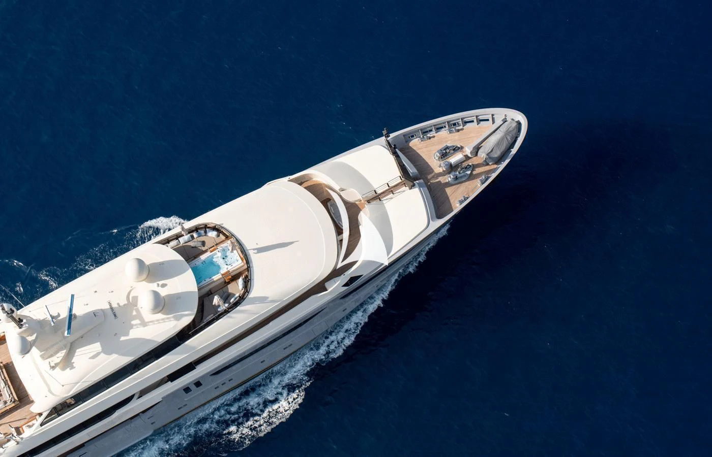 a space shuttle in the water aboard ARBEMA Yacht for Sale