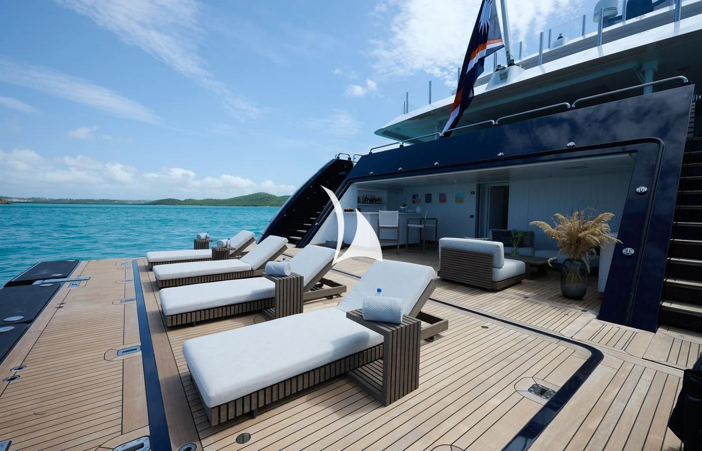 a boat on the water aboard ARBEMA Yacht for Sale
