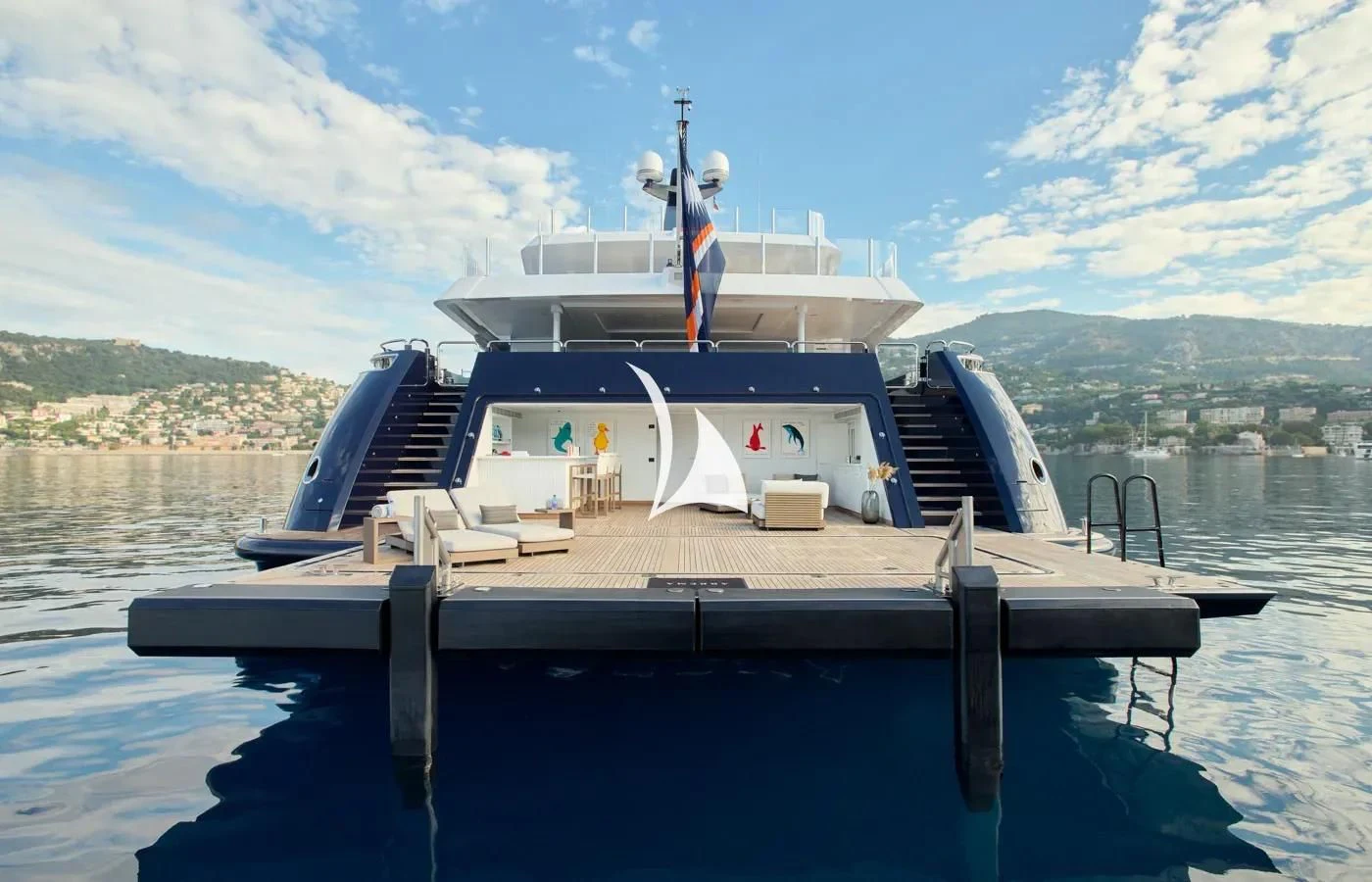 a boat on the water aboard ARBEMA Yacht for Sale