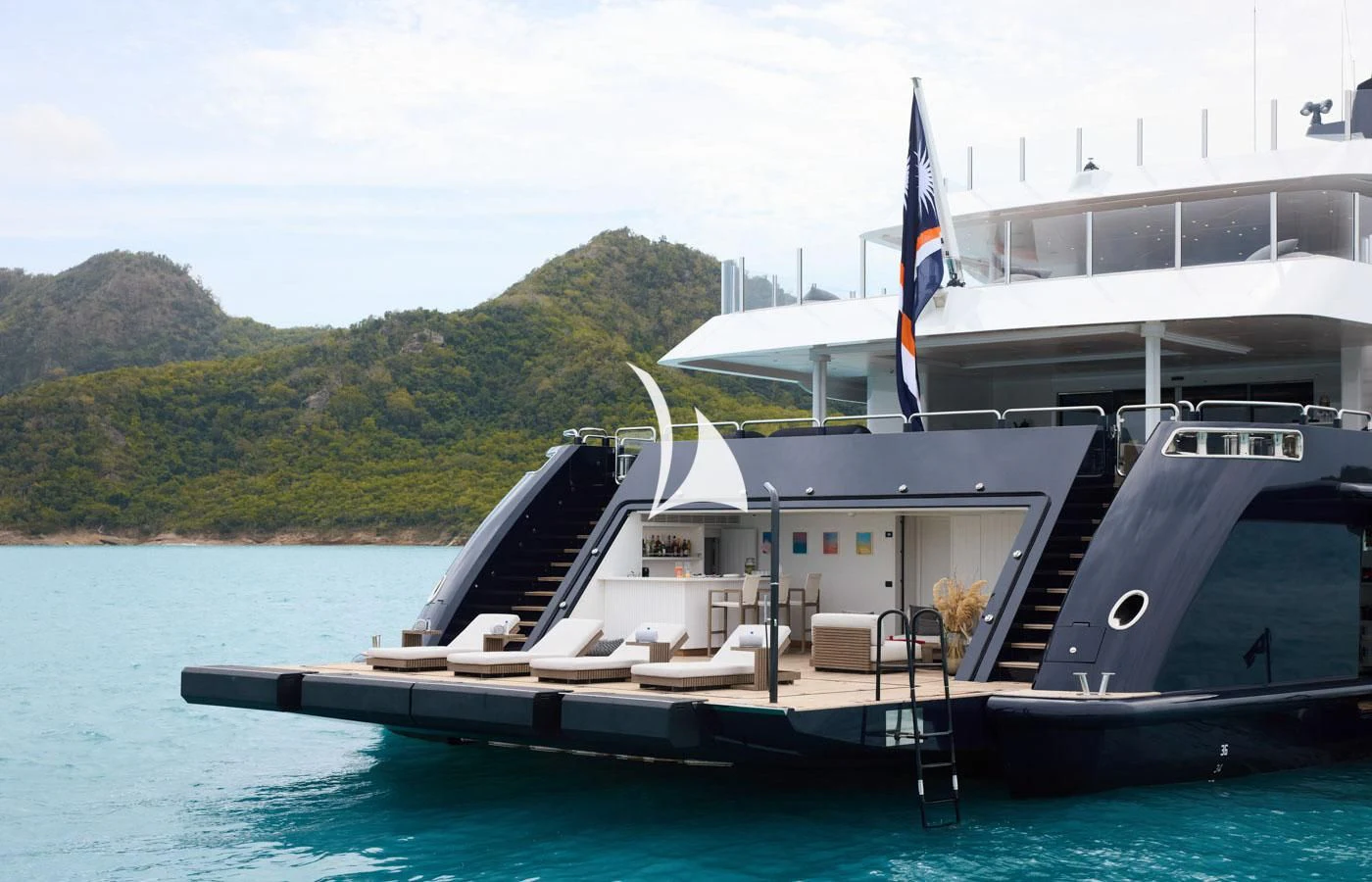 a boat on the water aboard ARBEMA Yacht for Sale