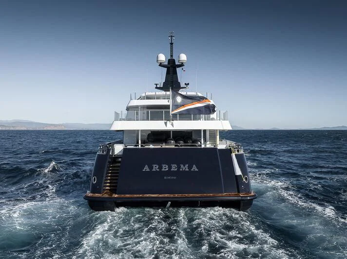 a boat in the water aboard ARBEMA Yacht for Sale