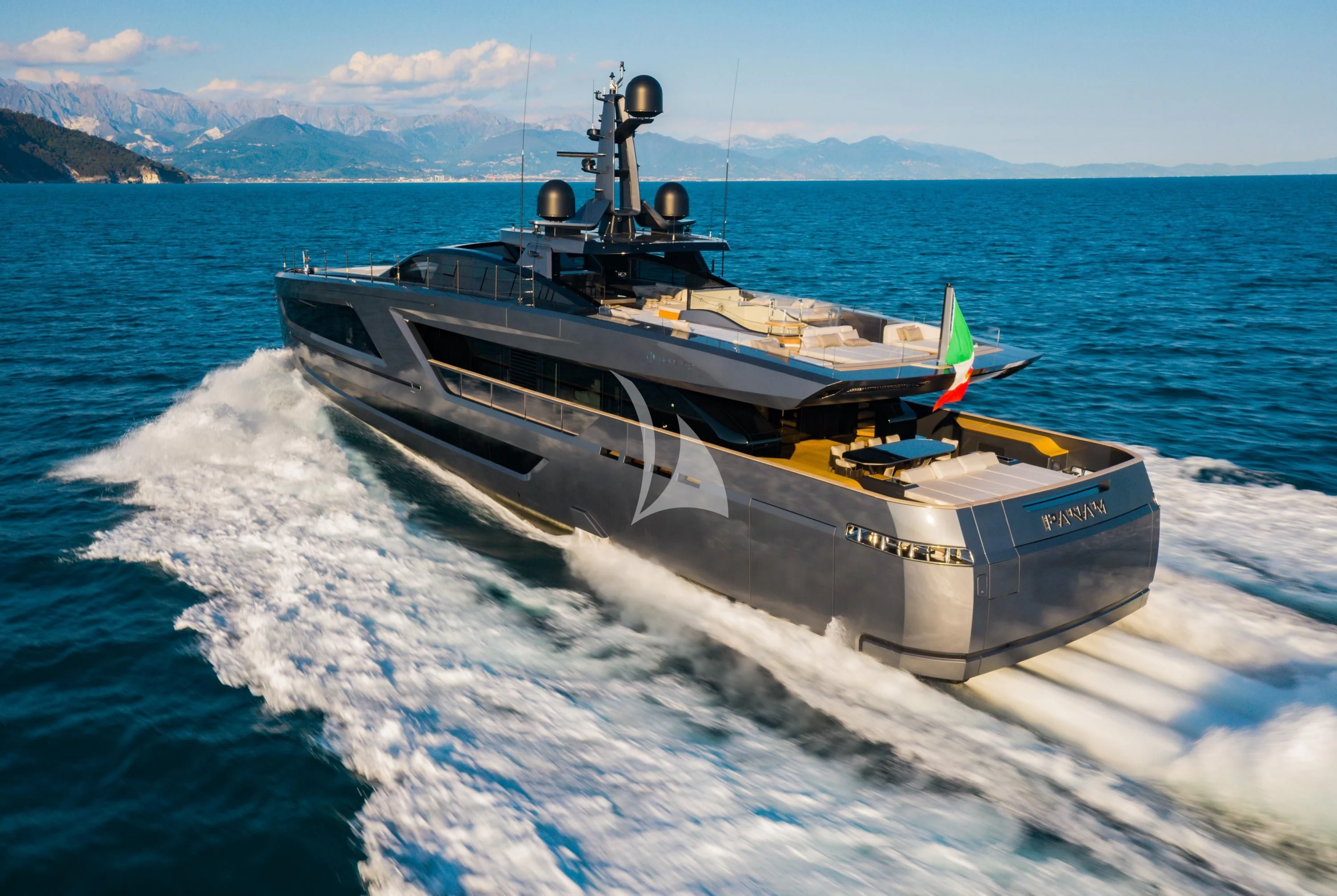 a ship on the water aboard PANAM Yacht for Sale