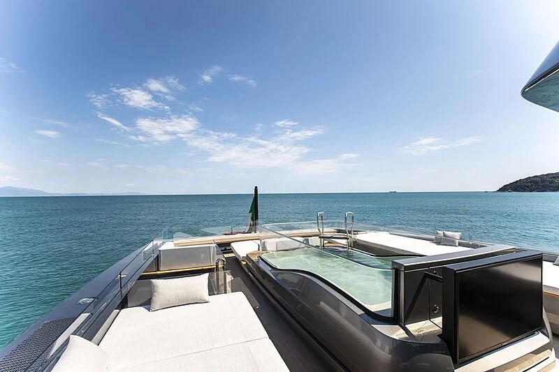 a boat on the water aboard PANAM Yacht for Sale