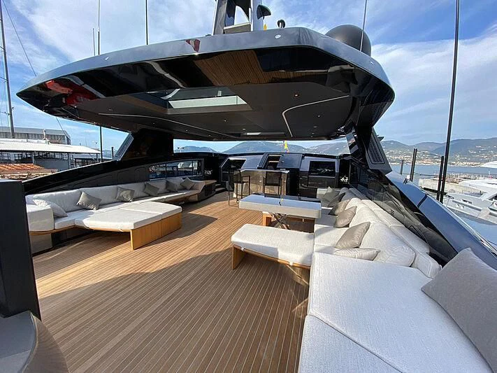 a large space ship aboard PANAM Yacht for Sale
