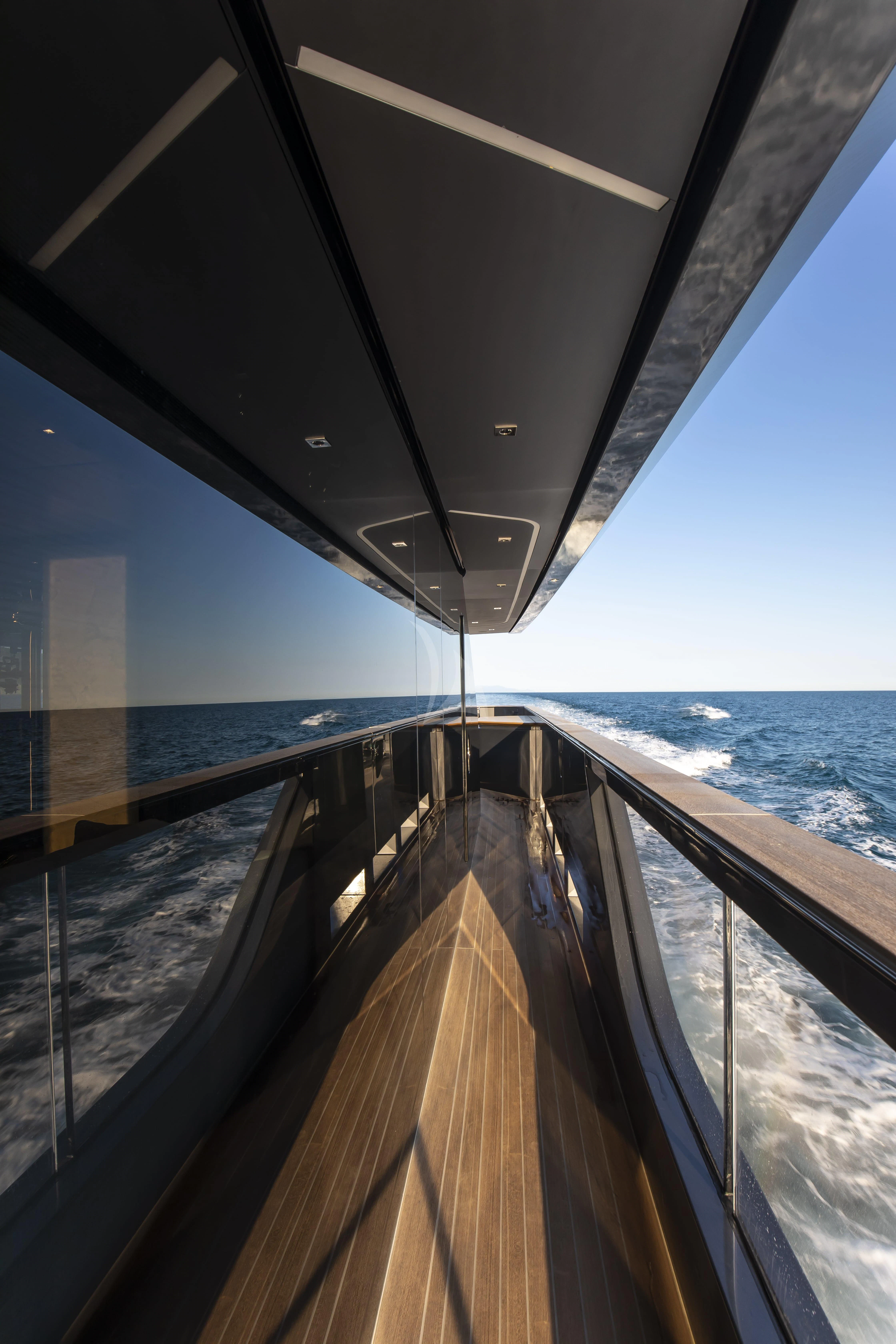 a boat on the water aboard PANAM Yacht for Sale