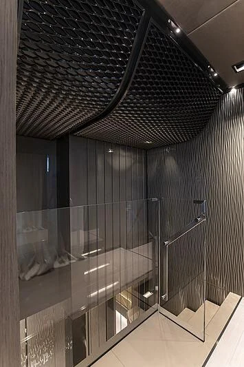 a large glass shower unit aboard PANAM Yacht for Sale