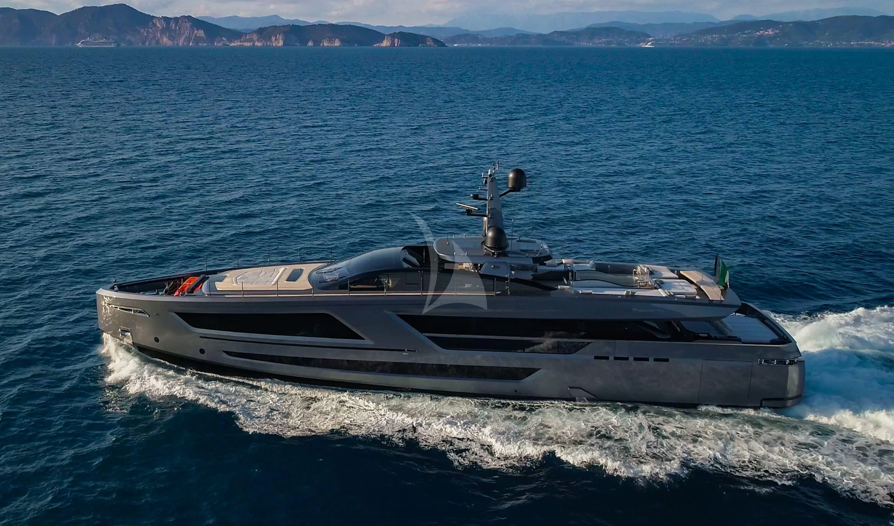 a boat on the water aboard PANAM Yacht for Sale