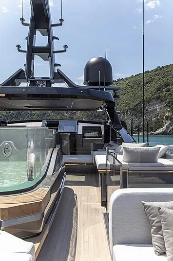a boat on a body of water aboard PANAM Yacht for Sale