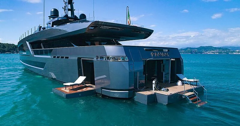 a boat on the water aboard PANAM Yacht for Sale