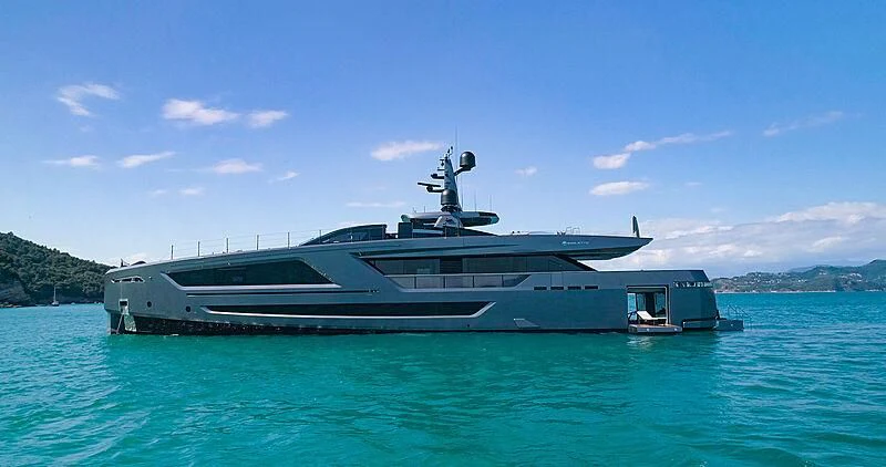 a boat in the water aboard PANAM Yacht for Sale