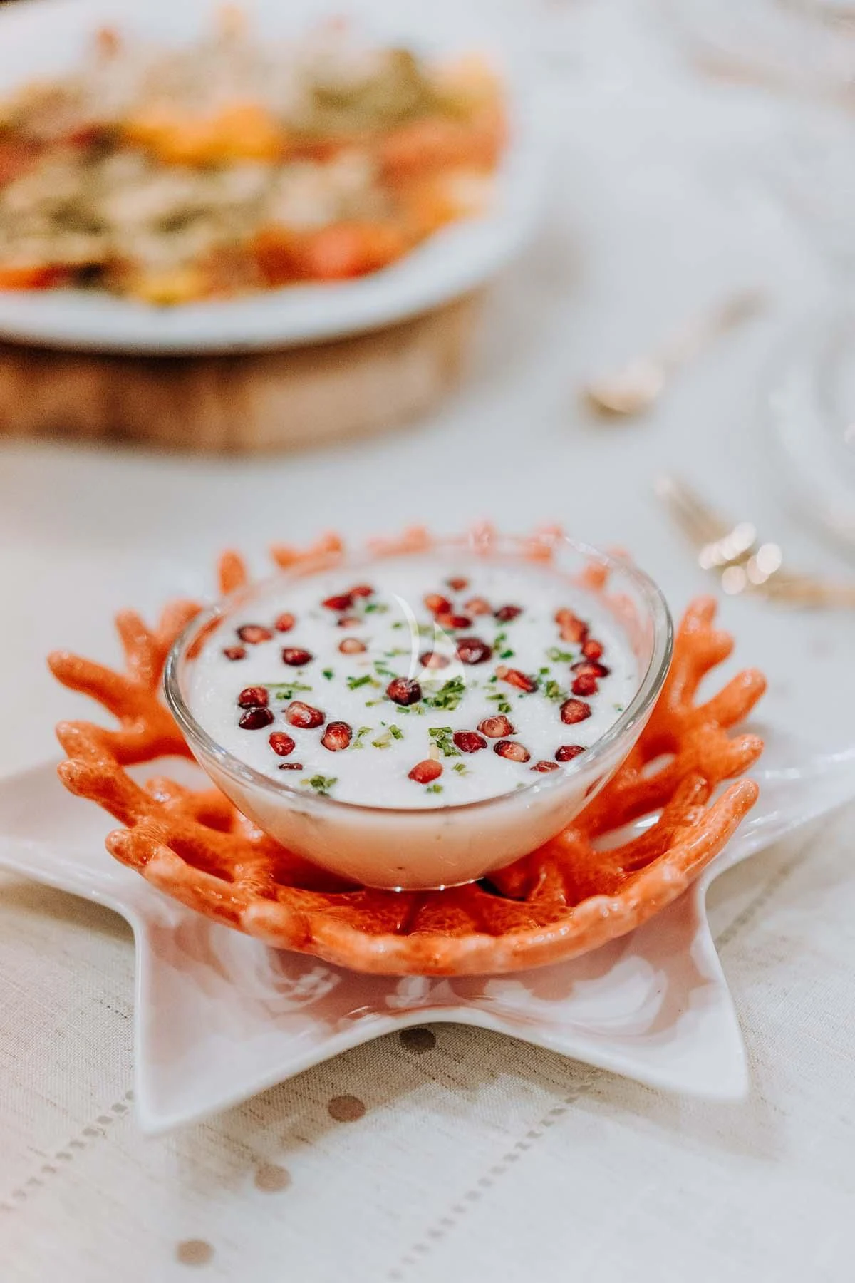 a plate of food aboard SONRISA SEPTIMO Yacht for Sale