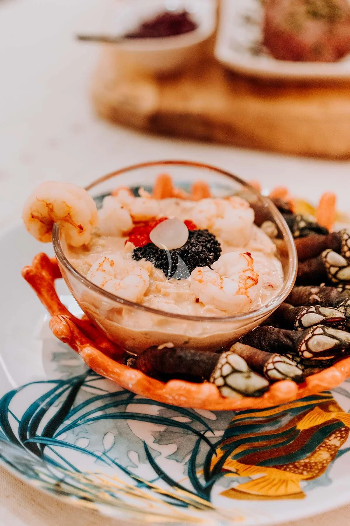 a cup of dessert aboard SONRISA SEPTIMO Yacht for Sale