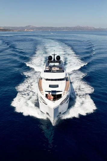 a boat on the water aboard MAXIMUS Yacht for Sale