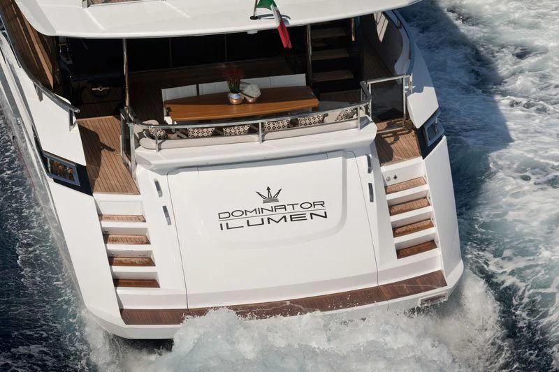 a white rectangular object with a black label on it aboard MAXIMUS Yacht for Sale