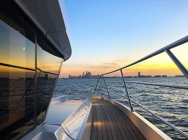 a boat on the water aboard MAXIMUS Yacht for Sale