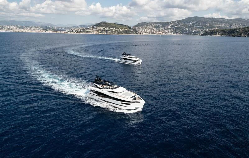 a boat on the water aboard MAXIMUS Yacht for Sale