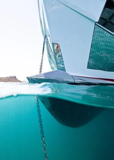 a close-up of a car hood aboard MAXIMUS Yacht for Sale