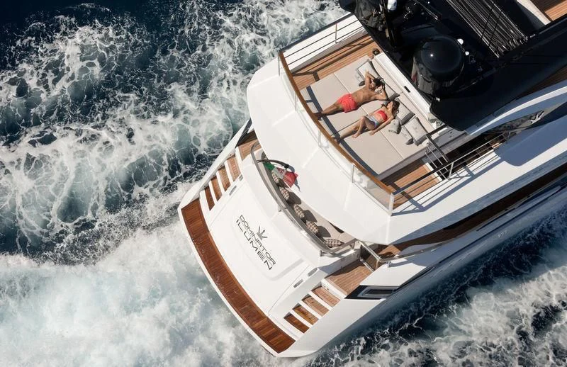 a boat on the water aboard MAXIMUS Yacht for Sale