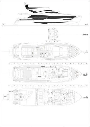 diagram aboard MAXIMUS Yacht for Sale