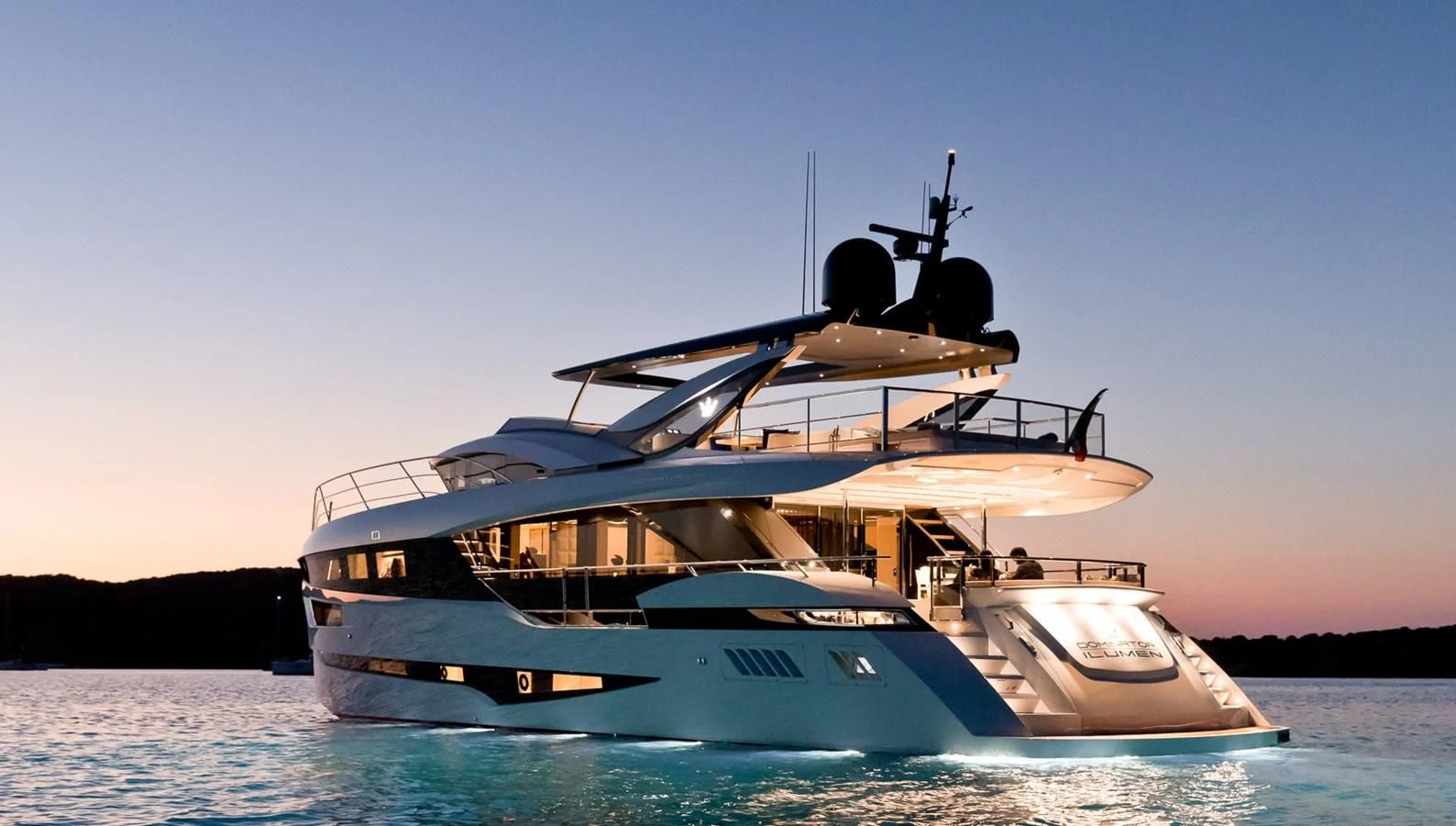 a boat on the water aboard MAXIMUS Yacht for Sale