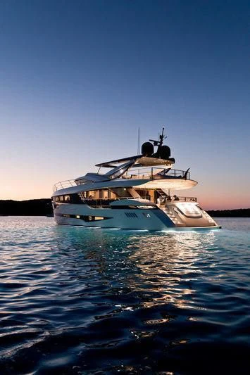 a boat on the water aboard MAXIMUS Yacht for Sale