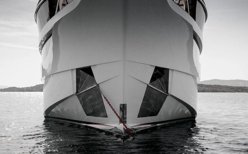 a boat in the water aboard MAXIMUS Yacht for Sale