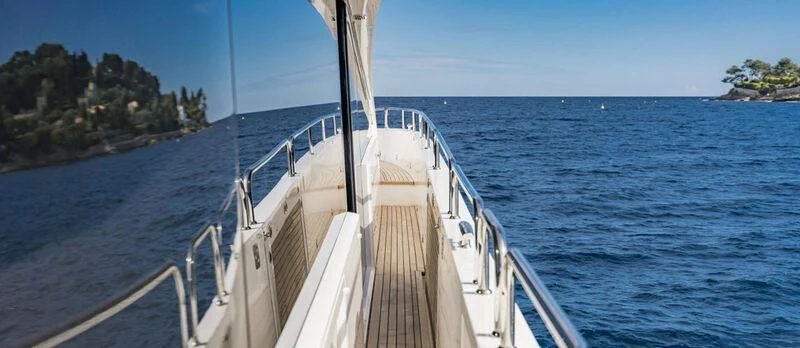 a boat on the water aboard TORO Yacht for Sale