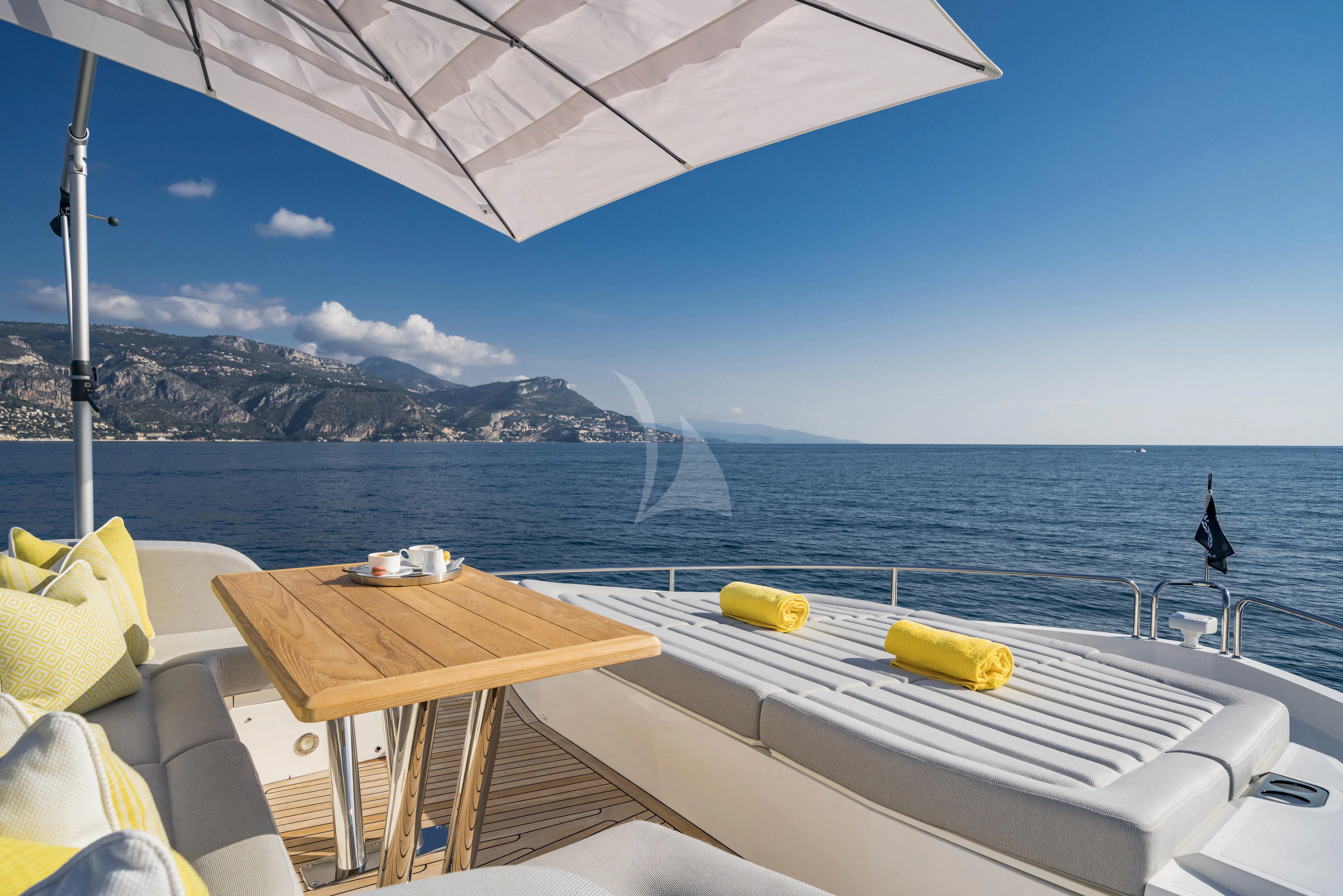 a boat on the water aboard TORO Yacht for Sale