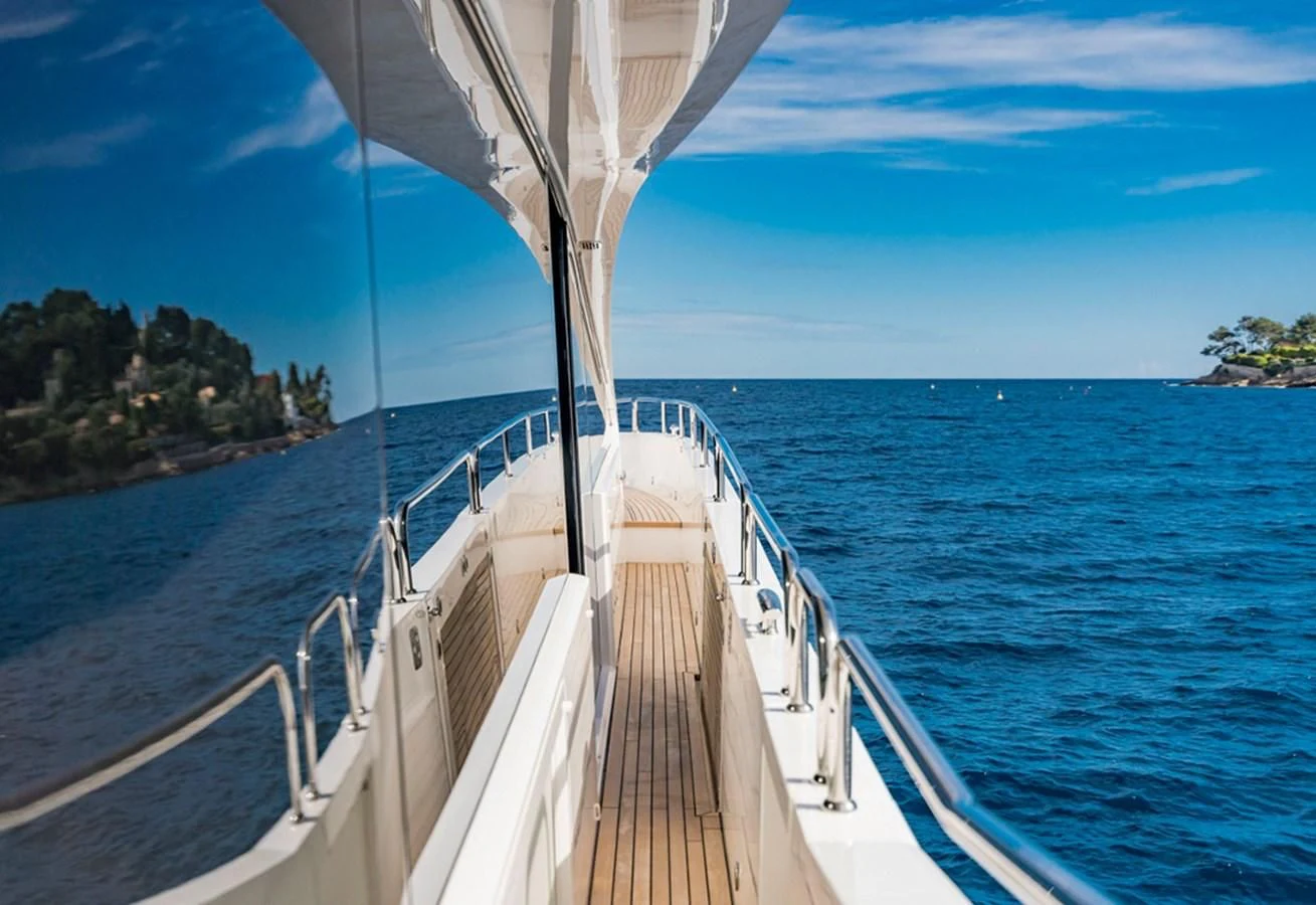 a boat on the water aboard TORO Yacht for Sale
