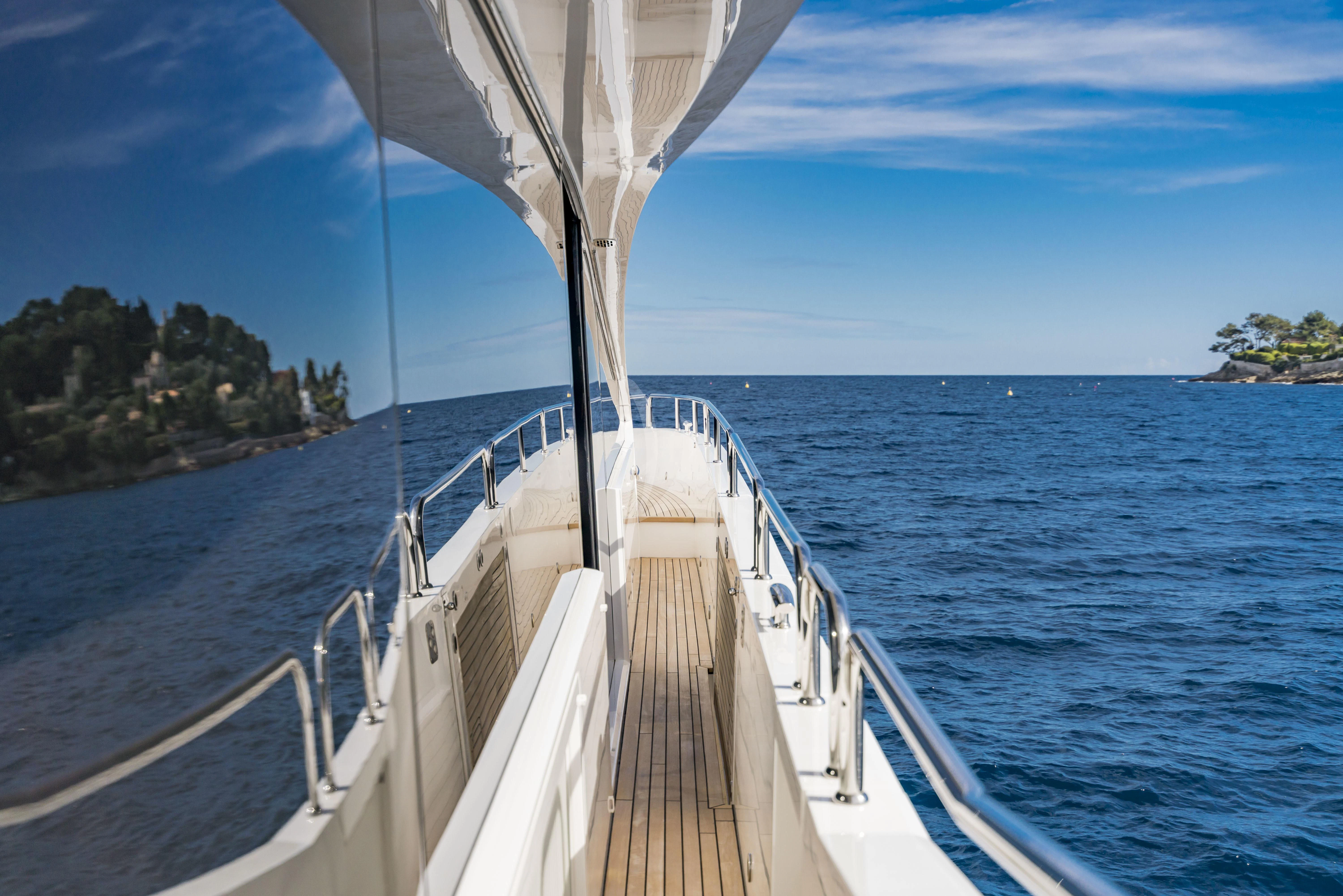 a boat on the water aboard TORO Yacht for Sale